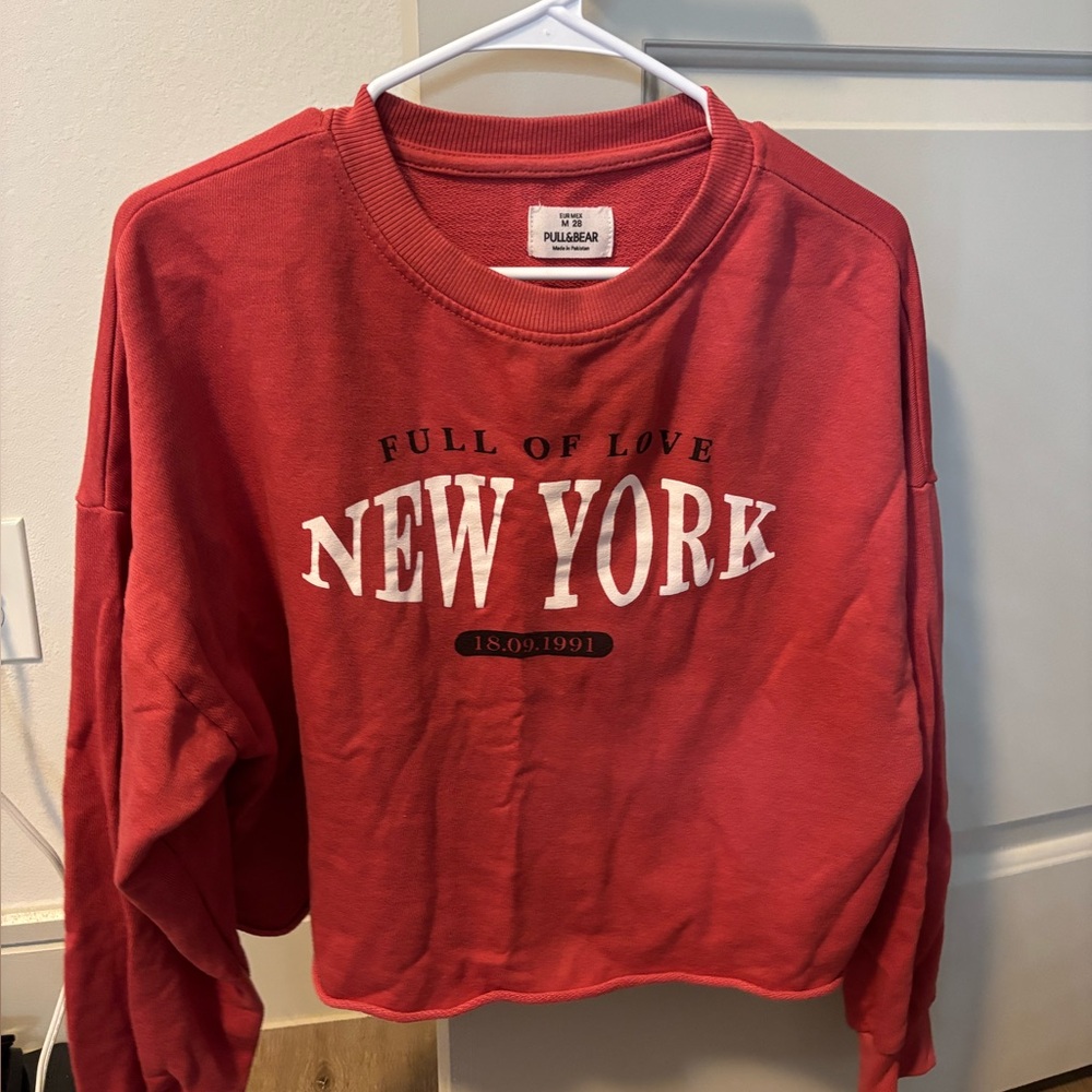 PULL & BEAR cropped sweatshirt